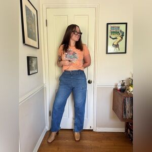 Vintage Amish Made Denim with 1940s USN Buttons